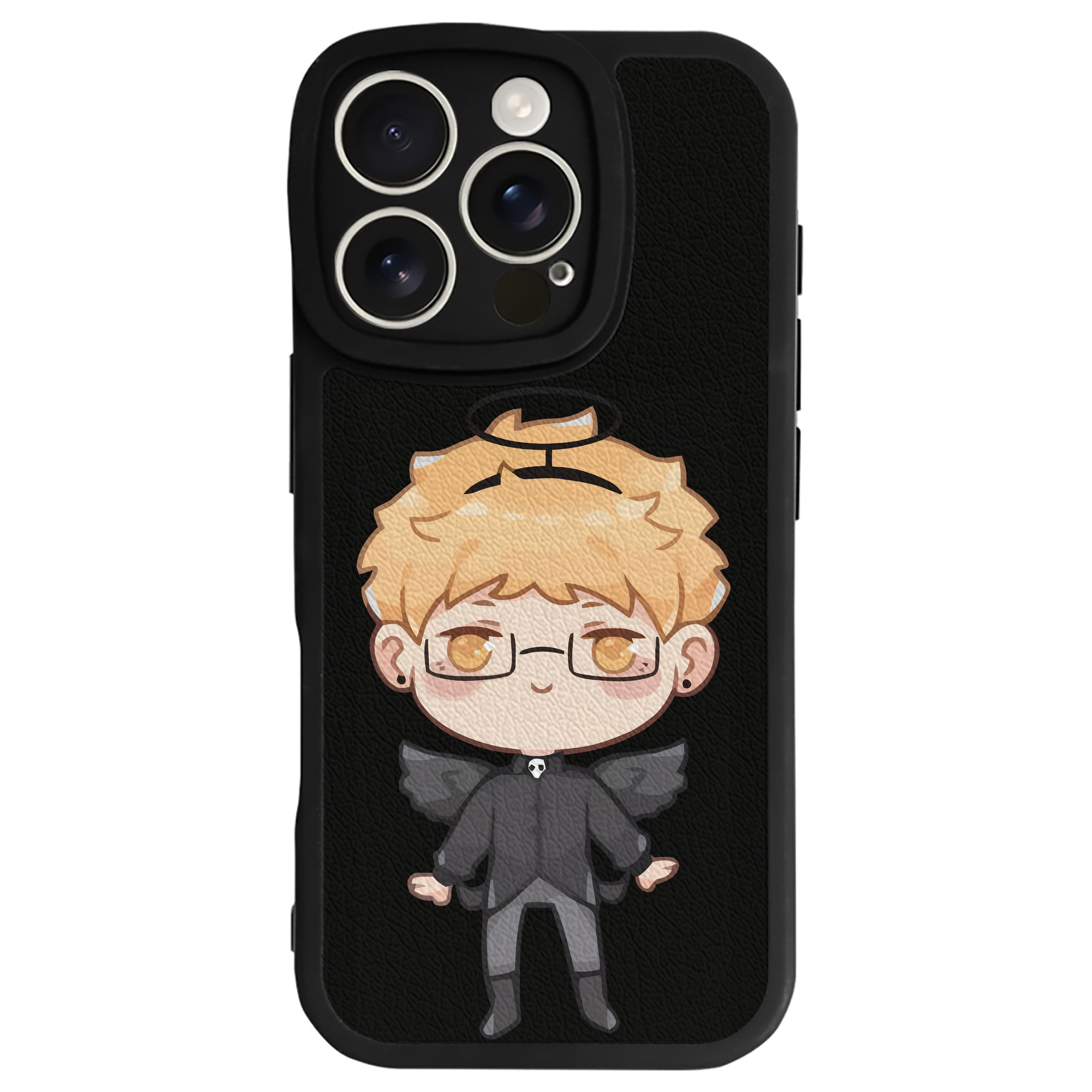 （画像用） ハイキュー!! Haikyu!! 【iPhone 16シリーズ対応】シリコンスマホケース（レザー調） 材質：シリコン